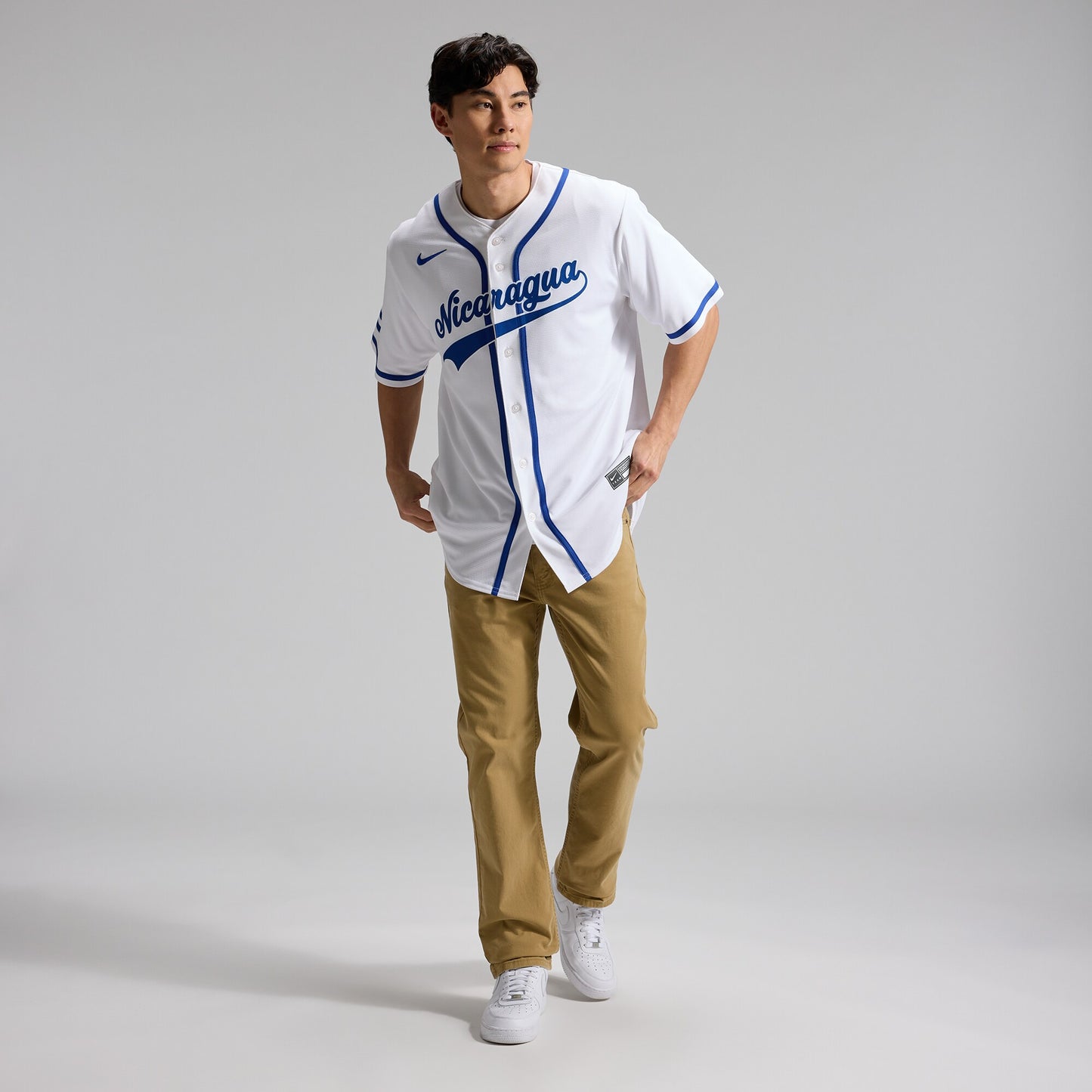 Nicaragua Baseball Nike 2026 World Baseball Classic Home Stadium Jersey - White