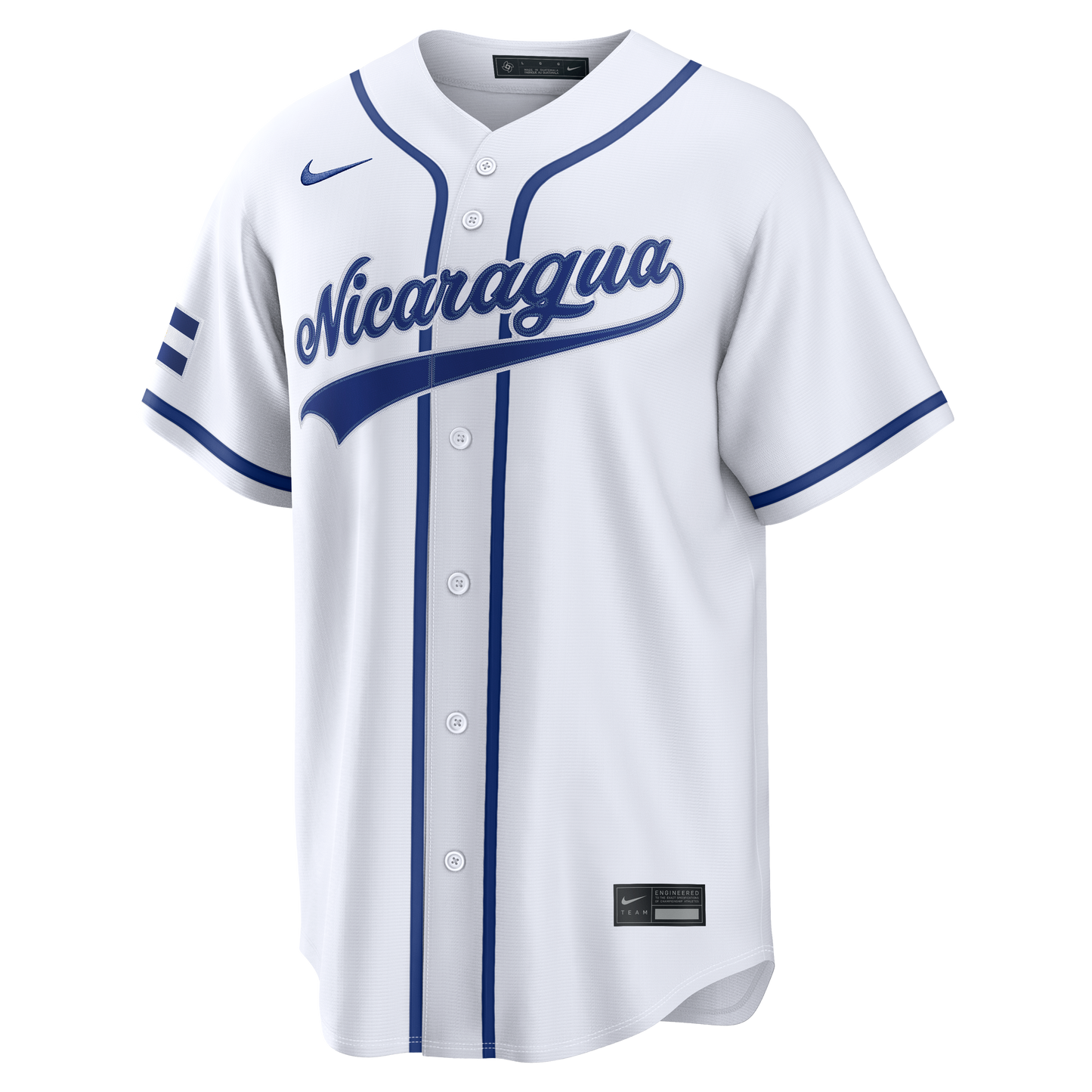 Nicaragua Baseball Nike 2026 World Baseball Classic Home Stadium Jersey - White