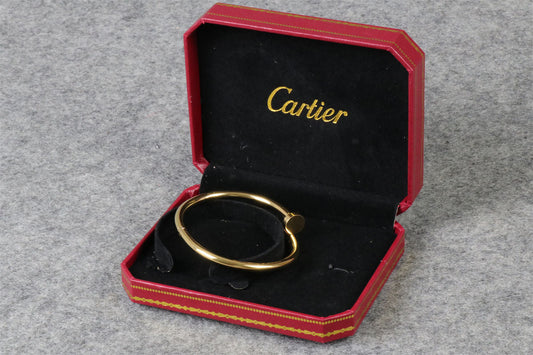 YELLOW GOLD PLAIN JUSTE BRACELET