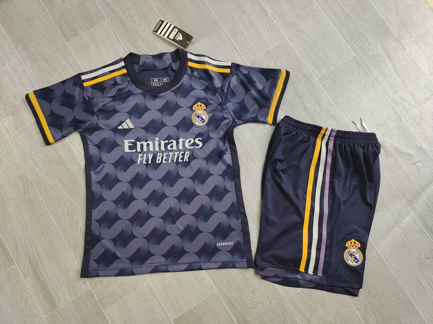 KIDS Real Madrid 2023/24 Away Football Kit Set (Jersey + Shorts)