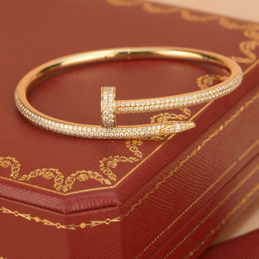 Juste un Clou Pavé Diamond Yellow Gold Bracelet