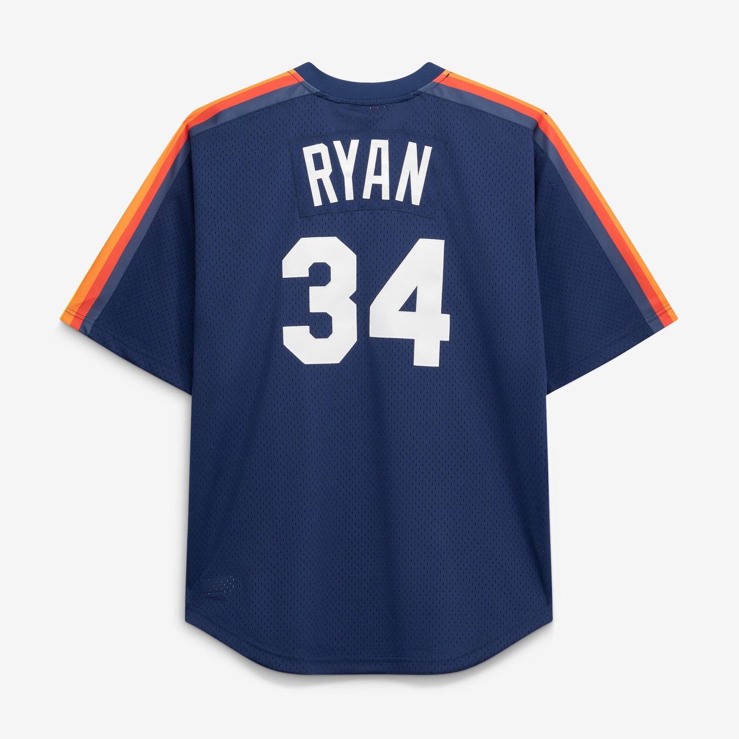 Nolan Ryan Houston Astros Mitchell &amp;amp; Ness Cooperstown Collection Big &amp;amp; Tall Mesh Batting Practice Jersey - Navy