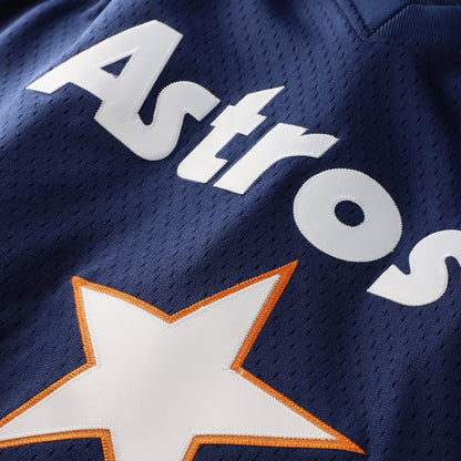 Nolan Ryan Houston Astros Mitchell &amp;amp; Ness Cooperstown Collection Big &amp;amp; Tall Mesh Batting Practice Jersey - Navy