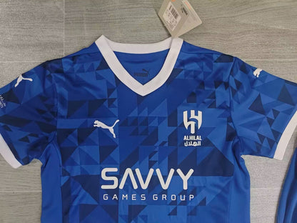 KIDS Al Hilal SFC Home Kit (Jersey & Shorts Set)