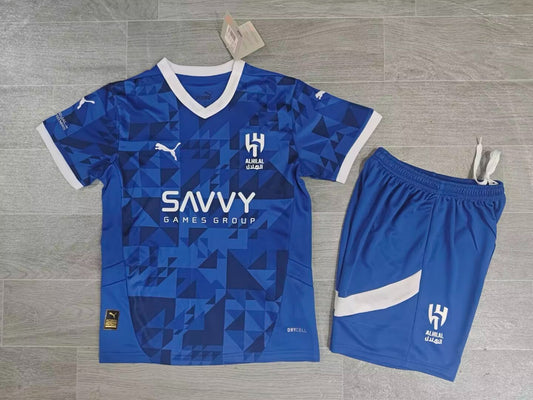 KIDS Al Hilal SFC Home Kit (Jersey & Shorts Set)