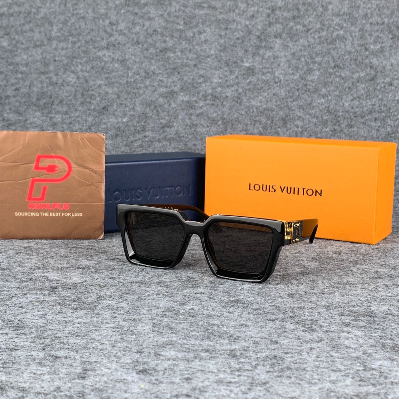 LV 1.1 MILLIONAIRES SUNGLASSES 'BLACK'