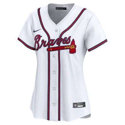 Ozzie Albies Atlanta Braves Nike Women's Home Limited Player Jersey - White