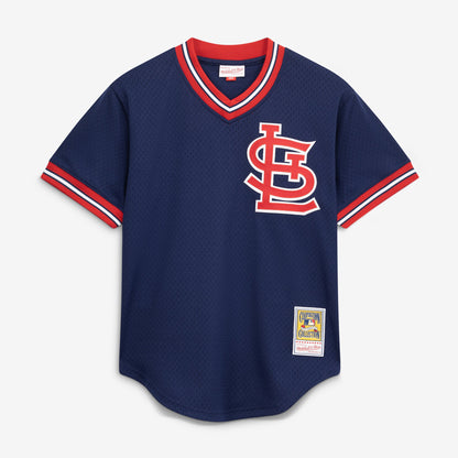 Ozzie Smith St. Louis Cardinals Mitchell &amp;amp; Ness Authentic Batting Practice Jersey - Navy