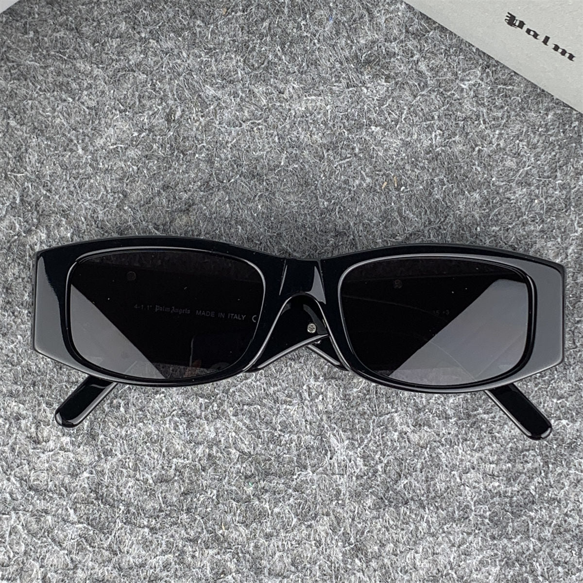 PALM ANGELS SUNGLASSES 'BLACK/DARK GREY'