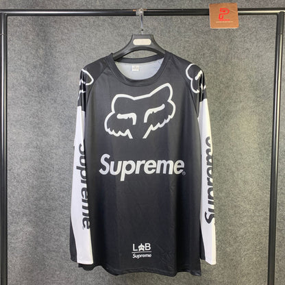Supreme x Fox Racing Moto Jersey Top 'Black'
