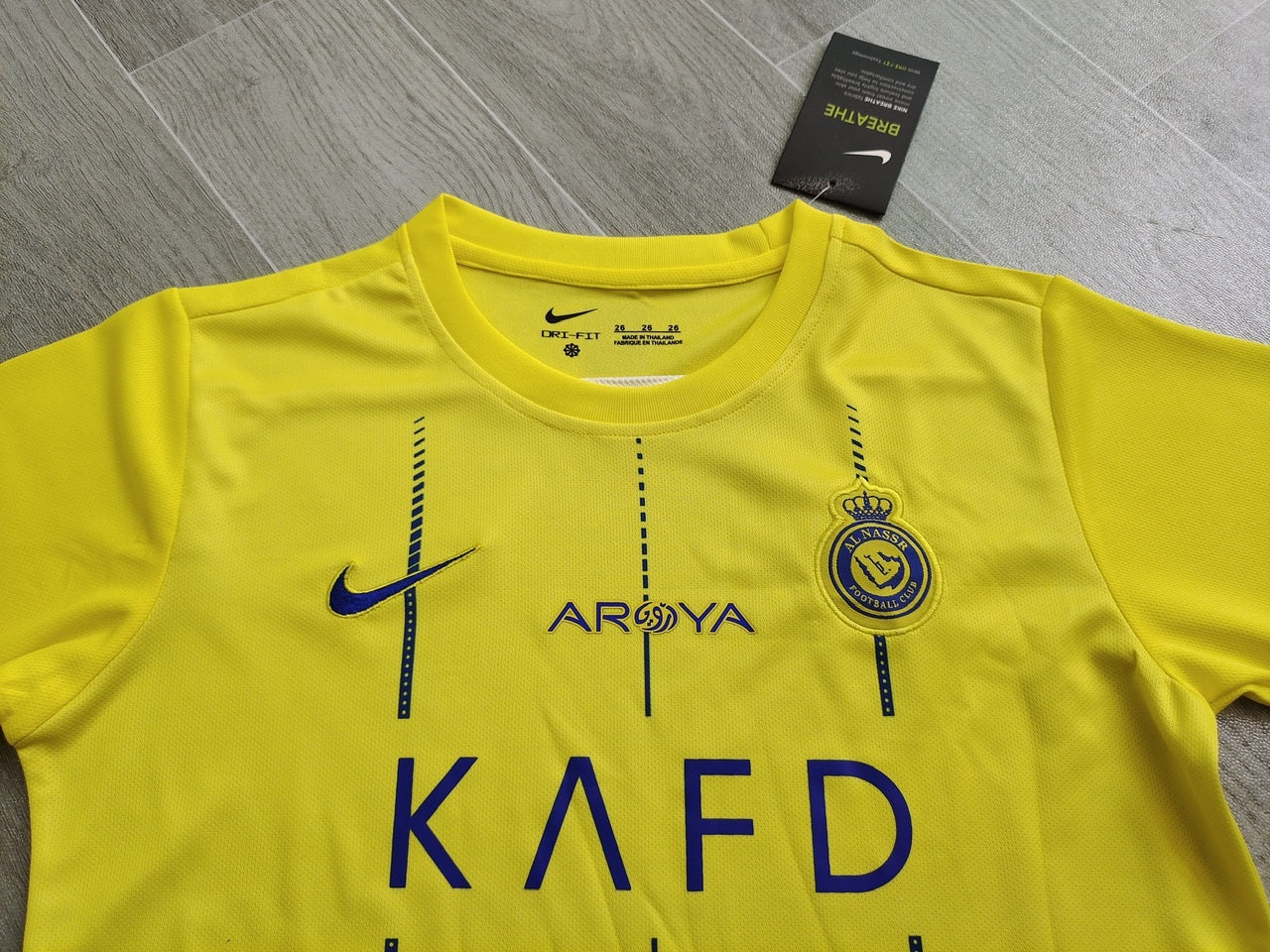 KIDS Al Nassr FC 2024/25 Home Football Kit Set (Jersey + Shorts)