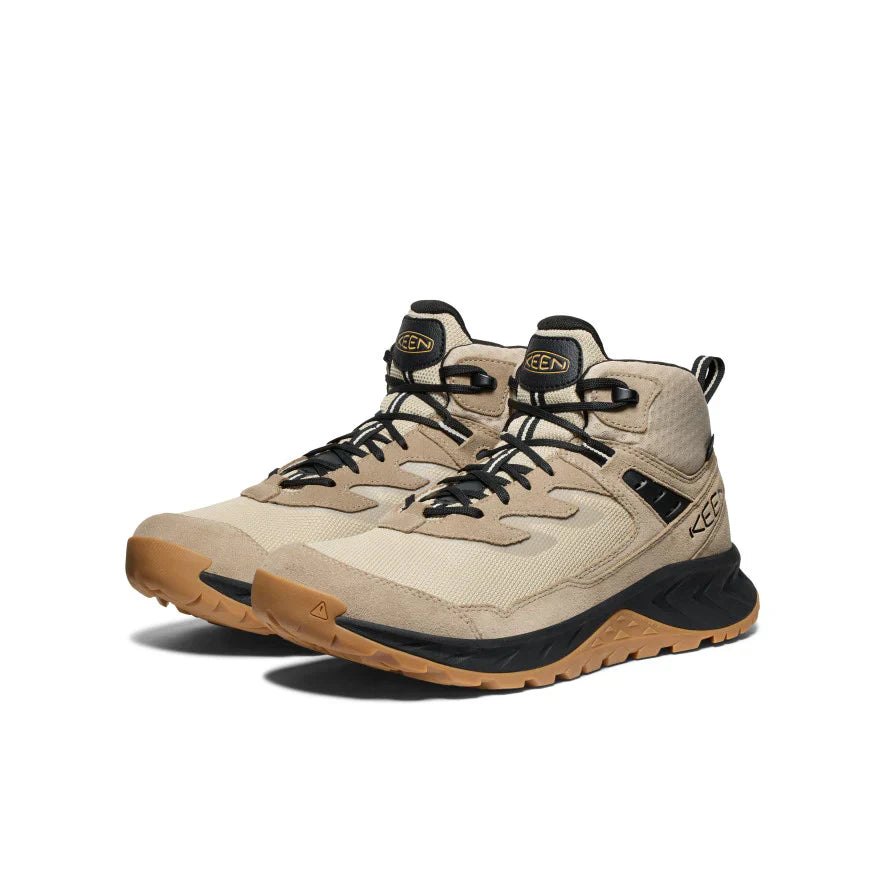 1030343 Keen Men's Hightrail Mid WP Hiking Boot Brindle/Oak Buff