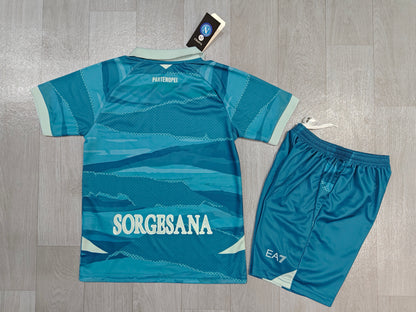 KIDS SSC Napoli 2025/26 Home Kit (Jersey & Shorts Set)