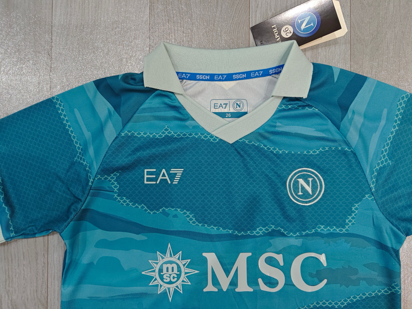 KIDS SSC Napoli 2025/26 Home Kit (Jersey & Shorts Set)