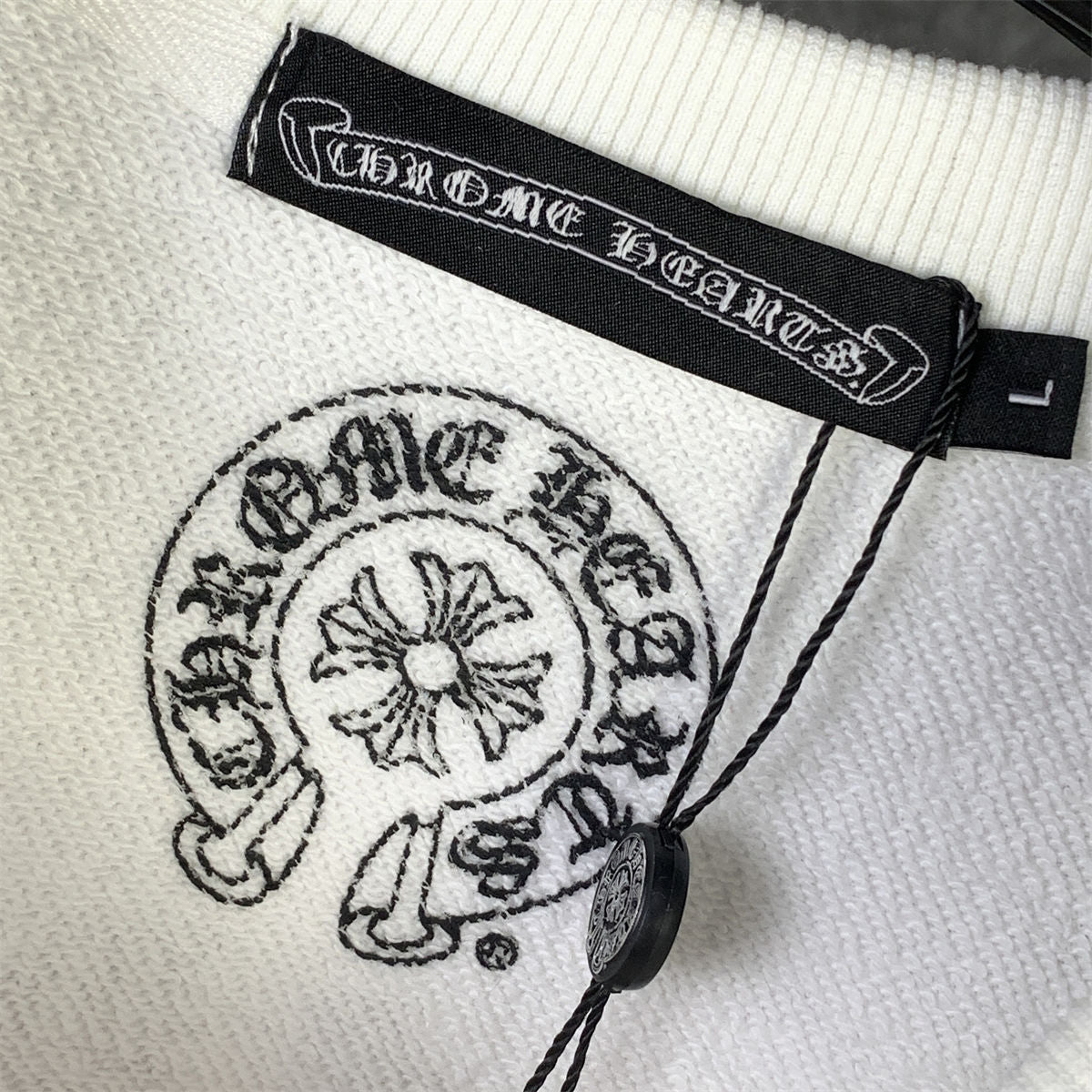 Chrome Hearts Made In Hollywood Plus Cross Long-Sleeve T-Shirt 'White/Red'