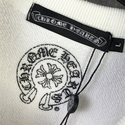Chrome Hearts Made In Hollywood Plus Cross Long-Sleeve T-Shirt 'White/Red'