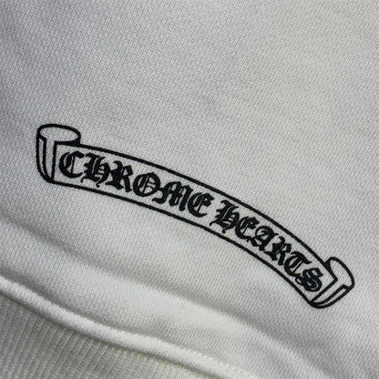 Chrome Hearts Made In Hollywood Plus Cross Long-Sleeve T-Shirt 'White/Red'