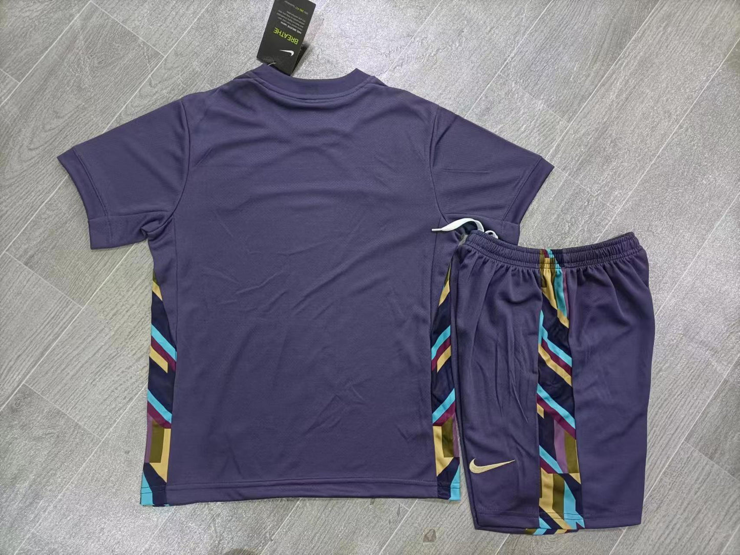 KIDS England National Team 2024/25 Away Football Kit Set (Jersey + Shorts)