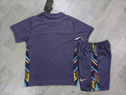 KIDS England National Team 2024/25 Away Football Kit Set (Jersey + Shorts)
