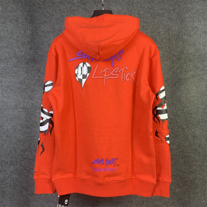 Chrome Hearts Matty Boy Sadistic Lipstick Hoodie 'Red/Orange'
