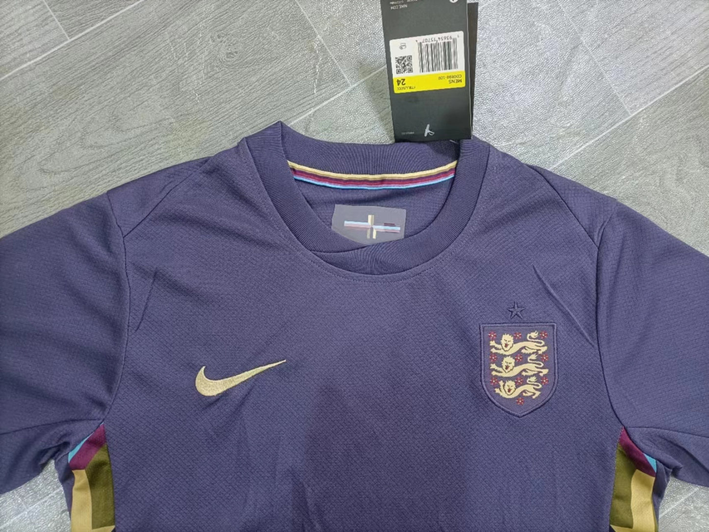 KIDS England National Team 2024/25 Away Football Kit Set (Jersey + Shorts)