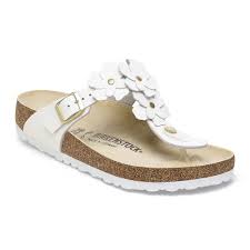 1026686 Gizeh Flower Leather White