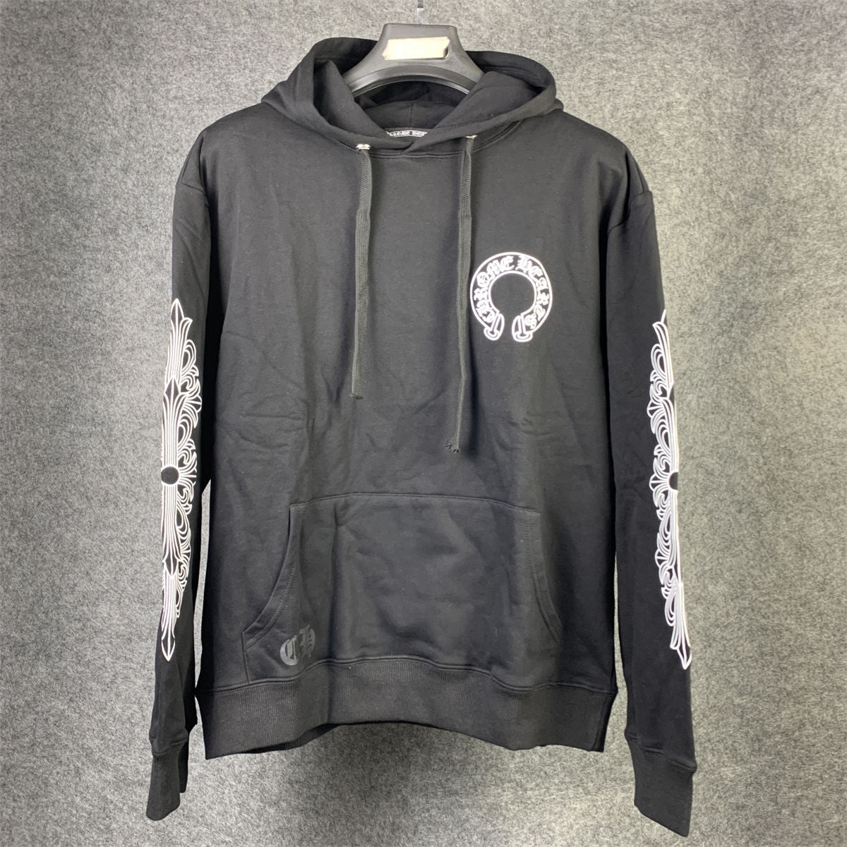 Chrome Hearts Horseshoe Hoodie 'Black'