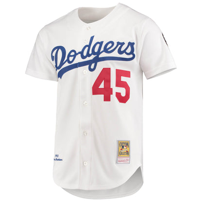 Pedro Martinez Los Angeles Dodgers Mitchell &amp;amp; Ness 1993 Cooperstown Collection Home Authentic Jersey - White