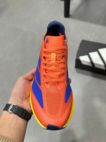 Adidas Duramo Speed (Impact Orange / Lucid Blue / Yellow Gradient colorway)