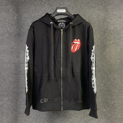Chrome Hearts Rolling Stones Zip Up 'Black'