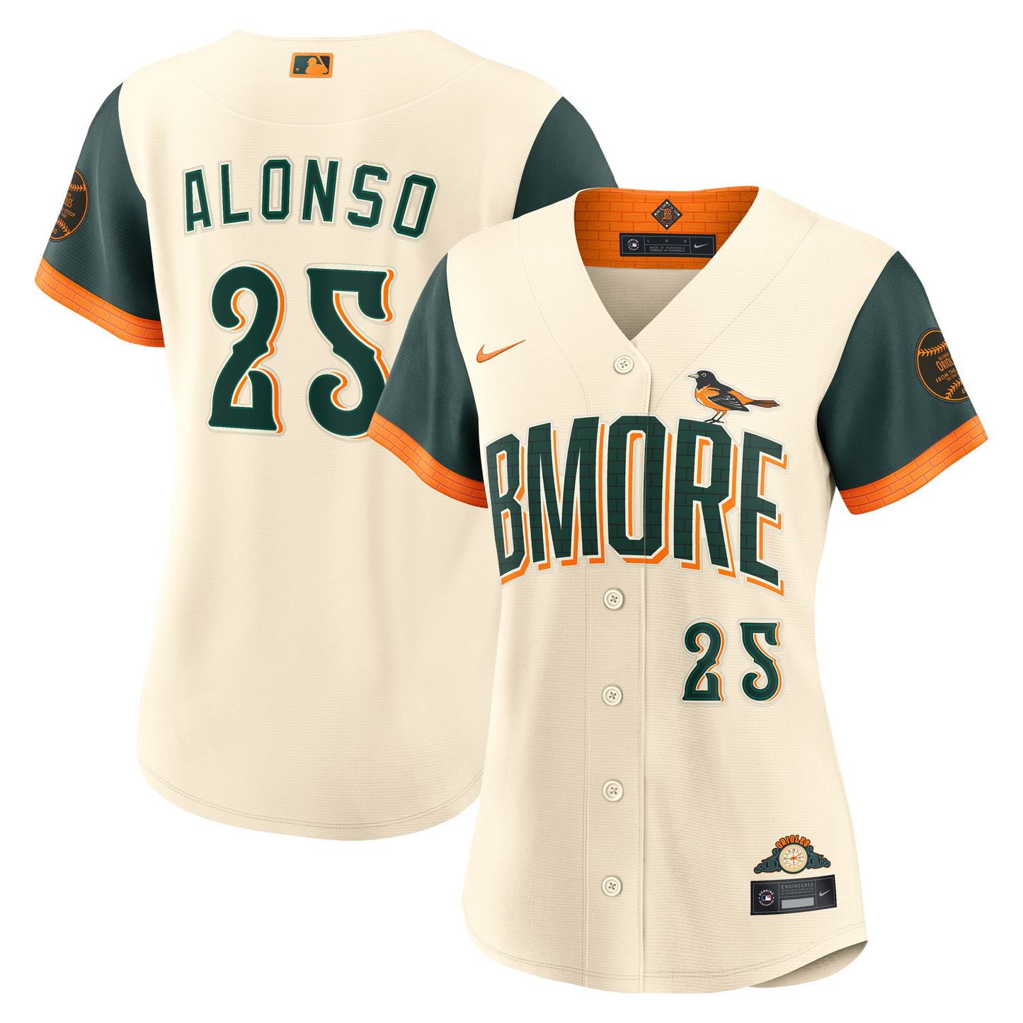 Pete Alonso Baltimore Orioles Nike Women's 2026 City Connect Stadium Jersey - Cream