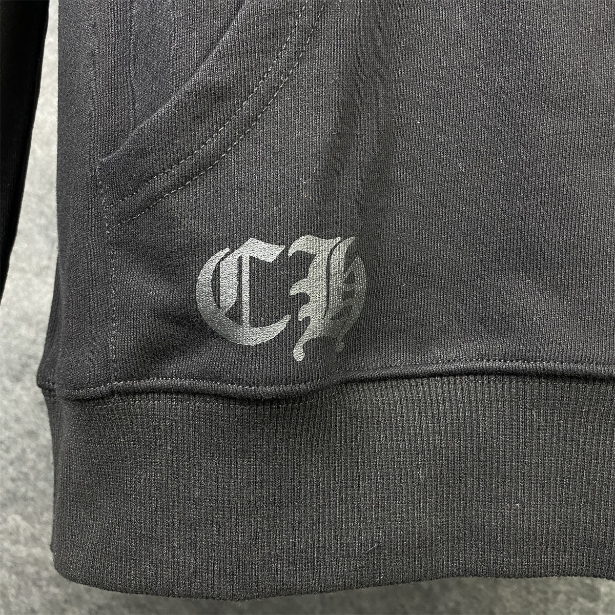 Chrome Hearts Malibu Exclusive Horse Shoe Zip Up Hoodie 'Black'