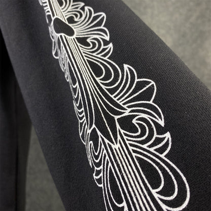 Chrome Hearts Malibu Exclusive Horse Shoe Zip Up Hoodie 'Black'