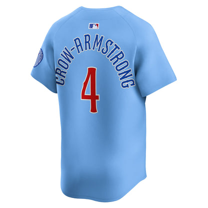 Pete Crow-Armstrong Chicago Cubs Nike Alternate Limited Player Jersey - Light Blue