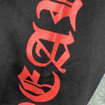 Chrome Hearts Made In Hollywood Plus Cross Zip Up Hoodie 'Black/Red'