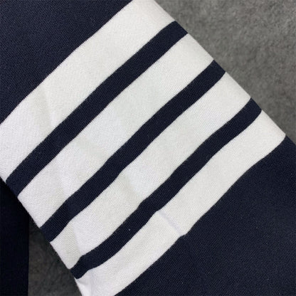 Thom Browne CLASSIC LOOPBACK 4-BAR FULL ZIP HOODIE