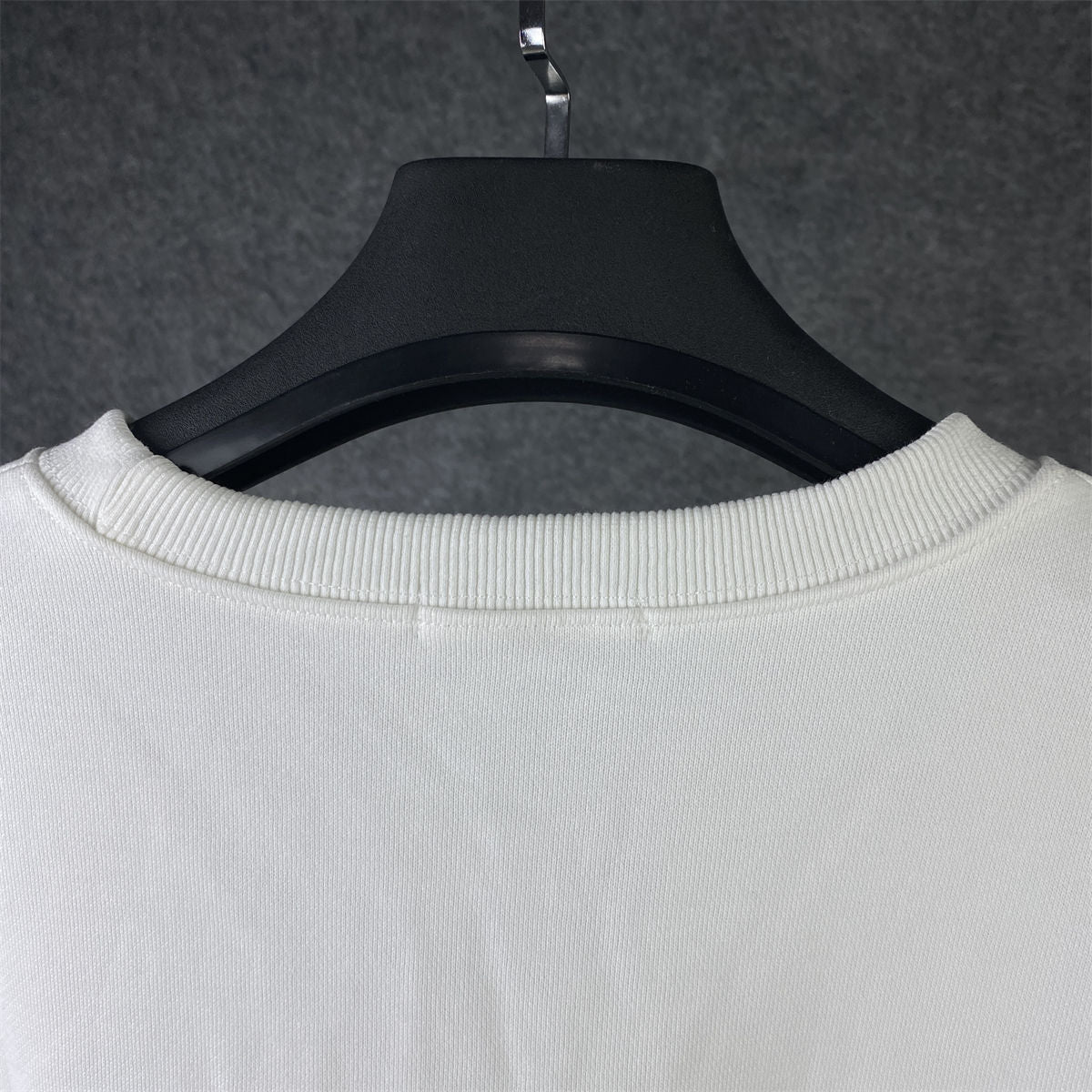 Prada Chenille Logo Sweatshirt 'White'