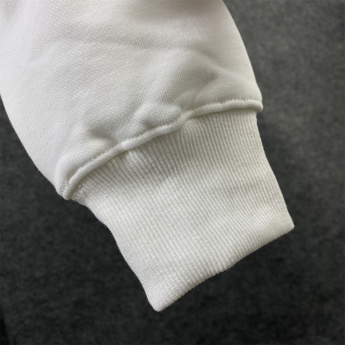 Prada Chenille Logo Sweatshirt 'White'