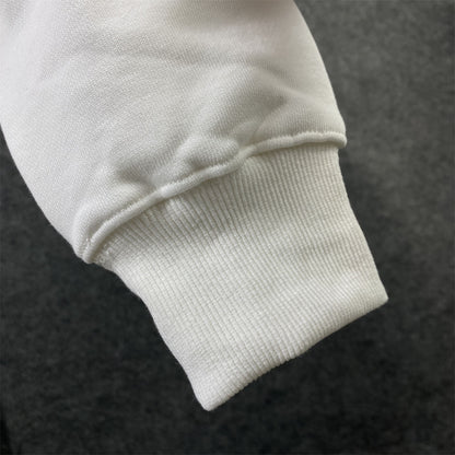 Prada Chenille Logo Sweatshirt 'White'