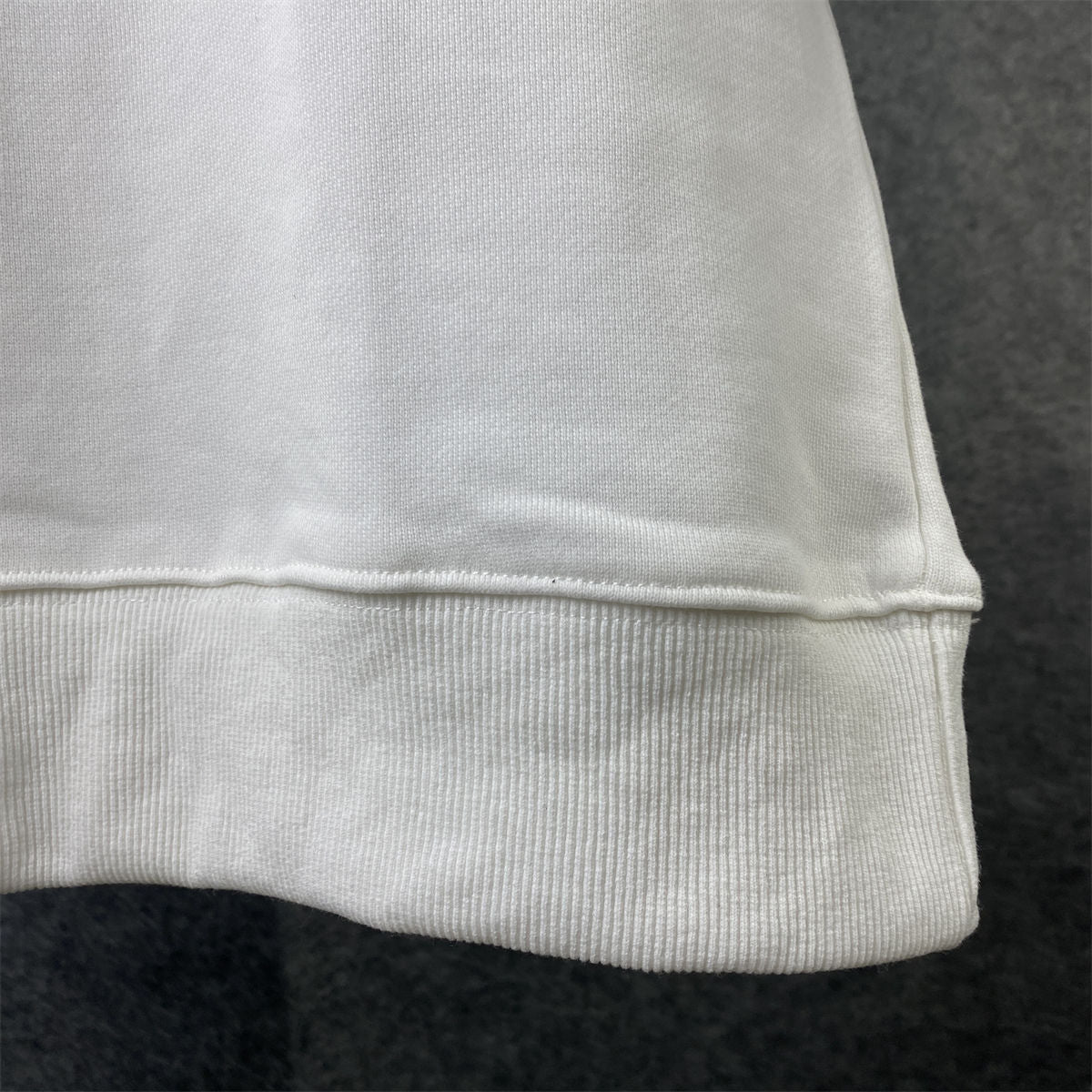 Prada Chenille Logo Sweatshirt 'White'