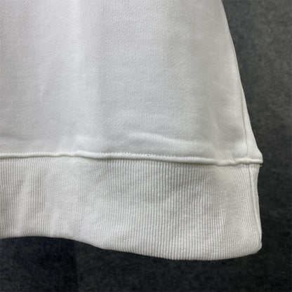 Prada Chenille Logo Sweatshirt 'White'