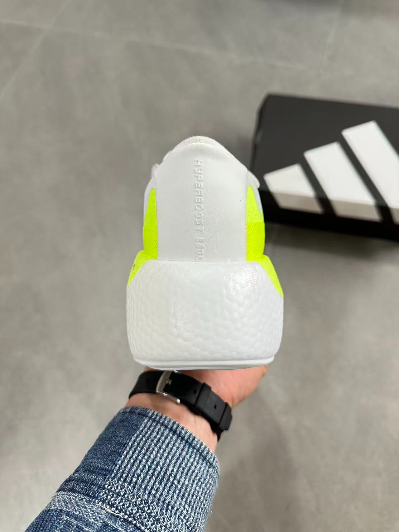Adidas HYPERBOOST EDGE Running Shoes White | Yellow