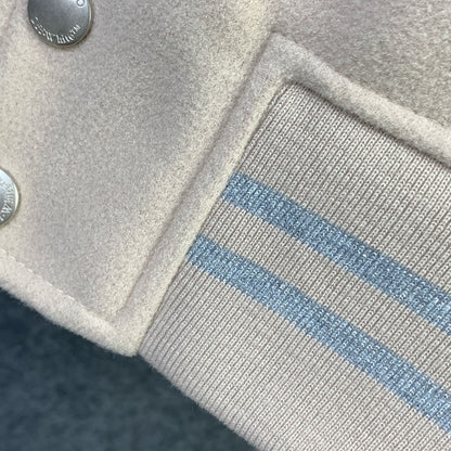 OFF-WHITE x AC Milan Varsity Jacket 'Cream/White'