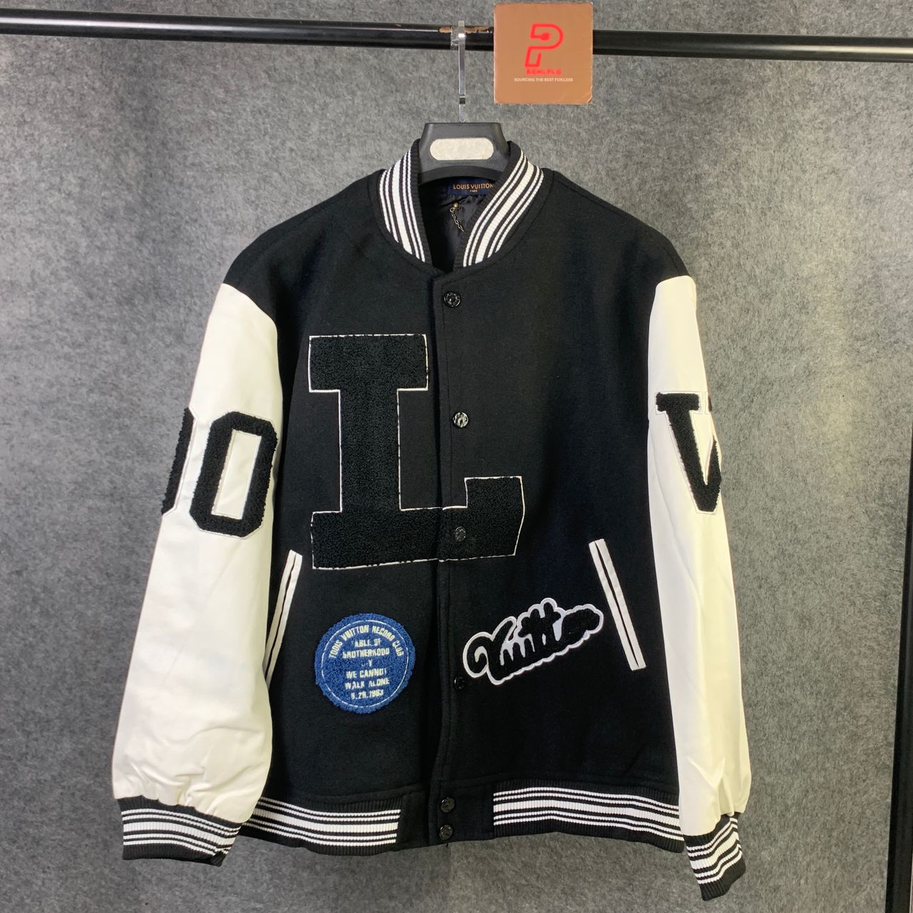 LV Varsity Jacket 'BLACK'