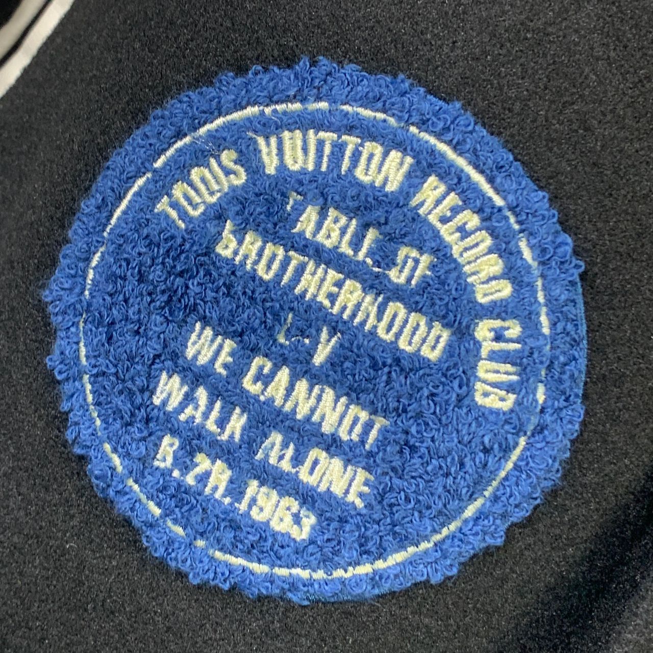 LV Varsity Jacket 'BLACK'