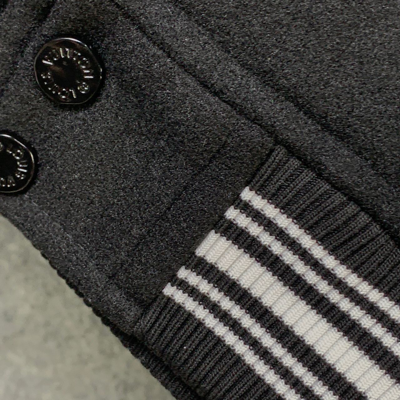 LV Varsity Jacket 'BLACK'