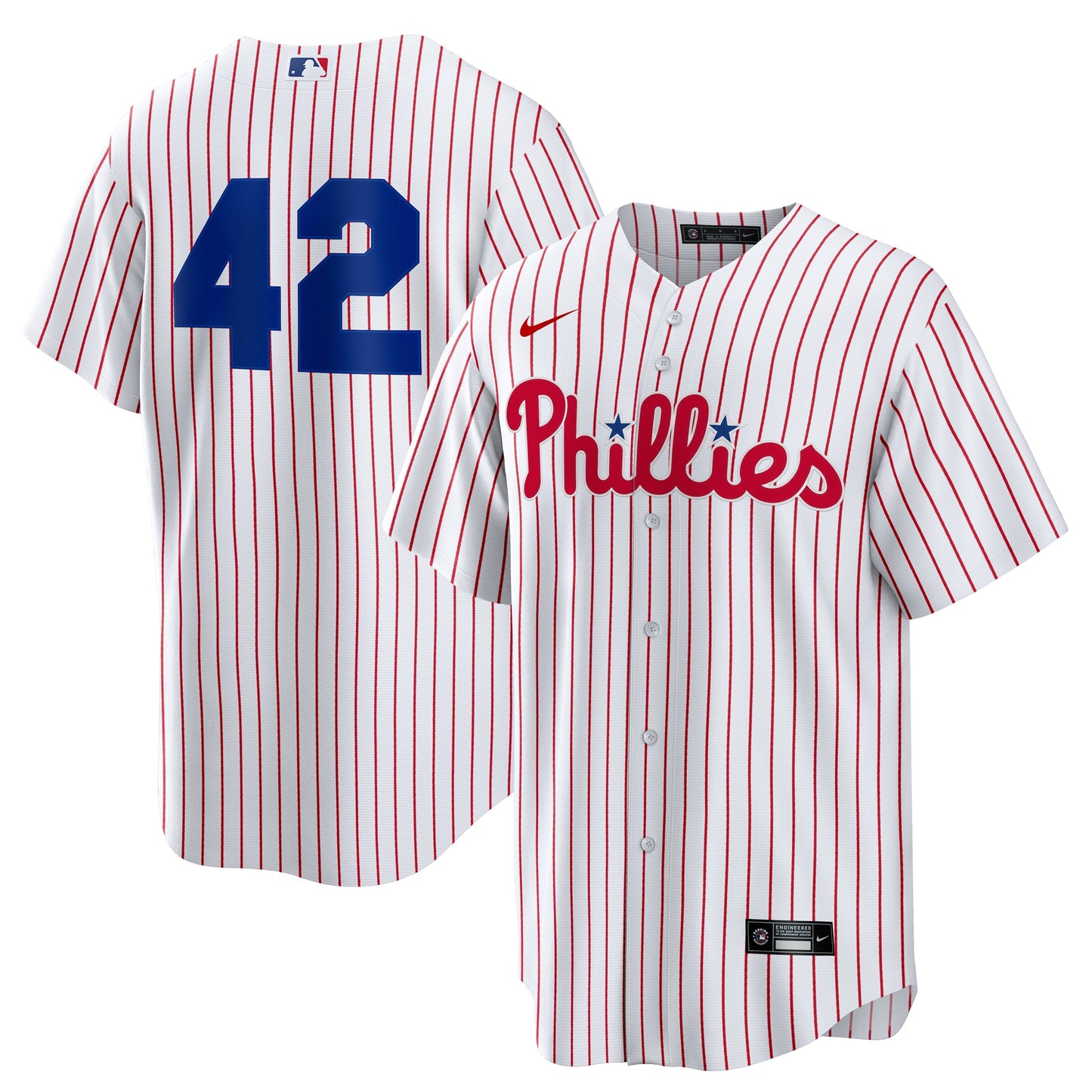 Philadelphia Phillies Nike Home 2025 Jackie Robinson Day Replica Jersey - White