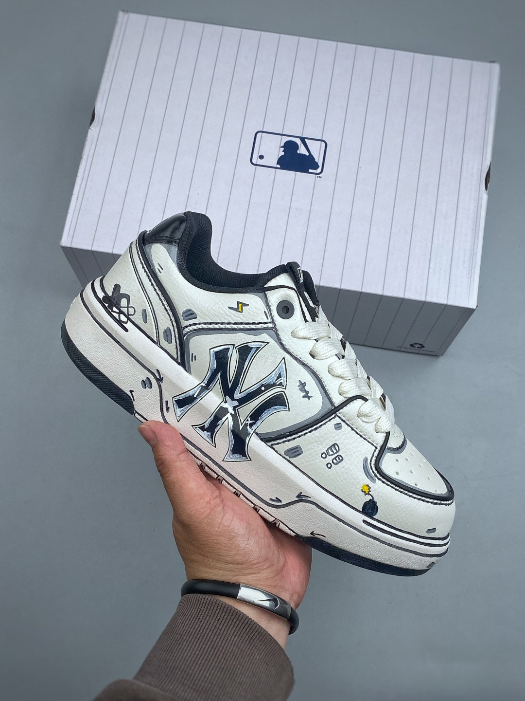 MLB New York Yankees Chunky Liner "Comic/Cartoon Edition" Sneakers