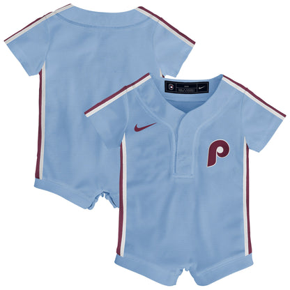 Philadelphia Phillies Nike Infant Alternate Replica Romper Jersey - Light Blue