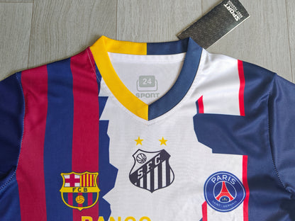 KIDS Neymar Tribute Football Kit (Jersey & Shorts Set)